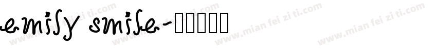 emily smile字体转换